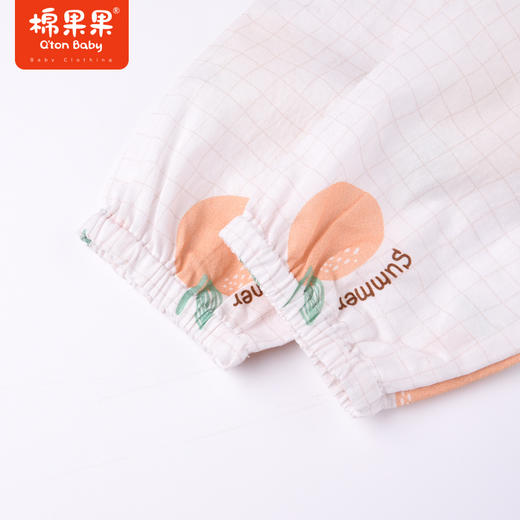 棉果果夏季女童纯棉印花长袖外套薄款透气M222100222298 商品图3