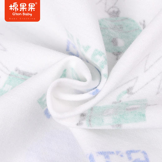 棉果果夏季男童纯棉满印短袖T恤舒适柔软M212140222318 商品图4