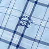 GOOD LUCK/德鲨亚麻混纺干爽舒适清新大格纹休闲短袖衬衫LY11419-837 商品缩略图8