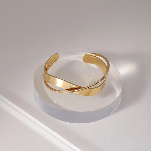 Oflye潮流饰品 金属复古手链女ins小众设计气质简约欧美时尚冷淡风手饰 商品图3