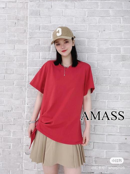 3楼阿玛施AMASS橘色造型T恤 商品图2