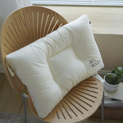 【中文原棉烫画分区枕】超柔烫画枕芯出口原棉酒店蓬松分区成人儿童学生酒店枕 商品图6