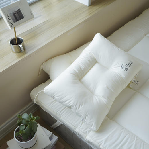 【中文原棉烫画分区枕】超柔烫画枕芯出口原棉酒店蓬松分区成人儿童学生酒店枕 商品图5