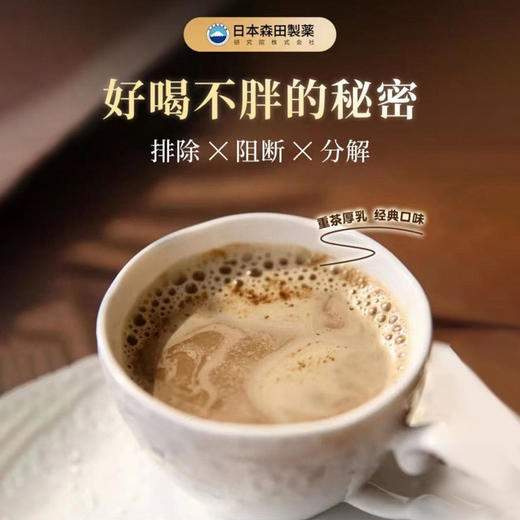 「边喝变瘦」美燃美白芸豆脂流奶茶10条/盒冲泡食用热量防火墙阻糖又控油告别负重感 商品图2