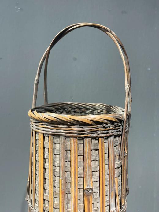 竹编提梁直筒式花器，顺丰包邮 商品图9