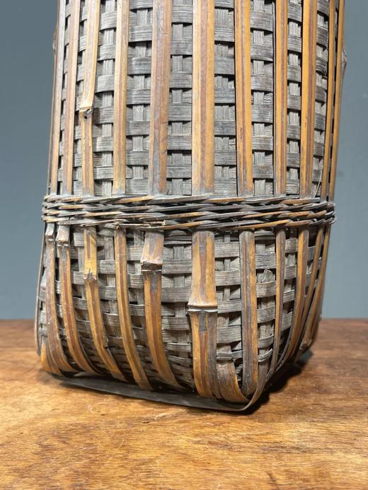 竹编提梁直筒式花器，顺丰包邮 商品图10