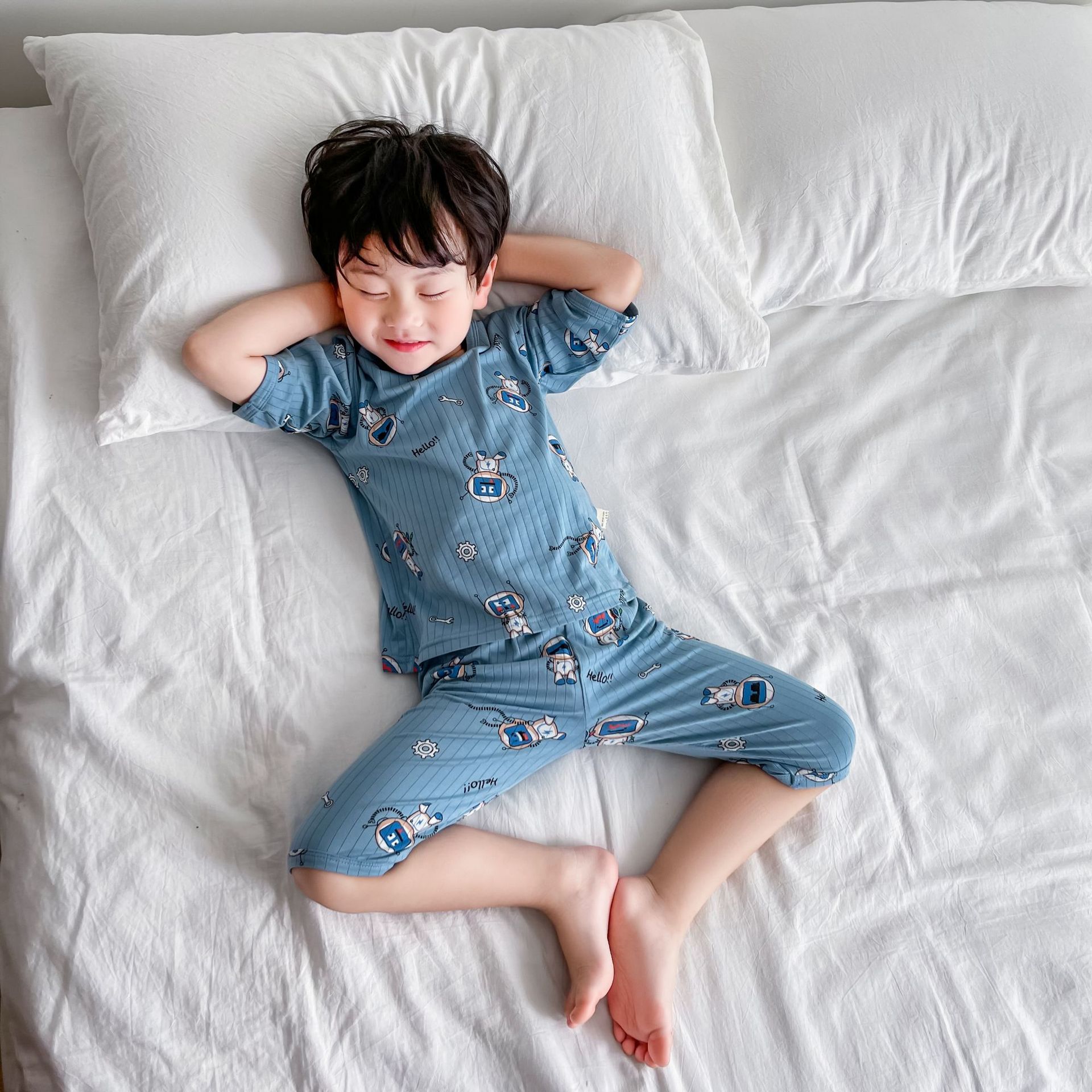 【69元买一送一】YGMM儿童睡衣童装春夏季节儿童睡衣家居服套装宝宝空调套装男女家居服【BPQ】