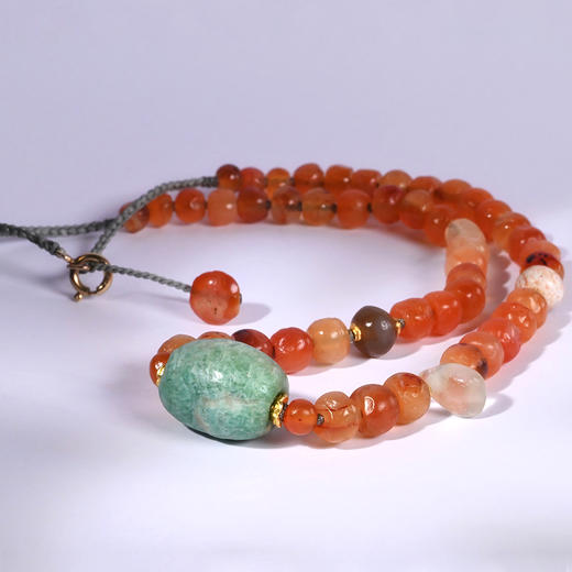 高古天河石+红玛瑙治愈系项链 商品图4