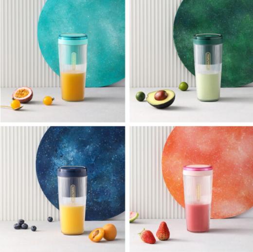 摩飞榨汁杯无线充电迷你榨果汁杯家用小型便携料理机MR9800 商品图6