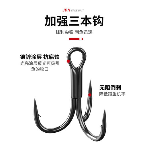 佳钓尼金属VIB假饵套装远投马口亮片钓翘嘴鲈鱼仿真路亚饵装备 商品图2