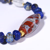 印度河谷高等级红缟玛瑙珠+青金石项链 商品缩略图4