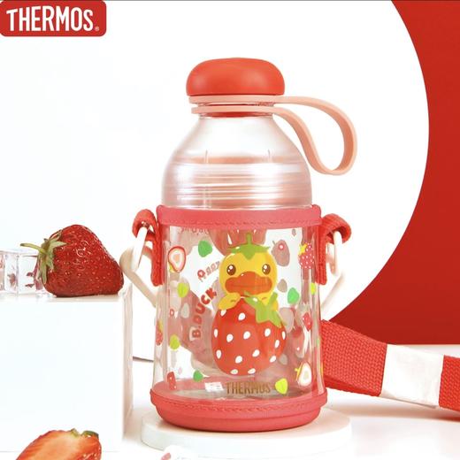 膳魔师B.Duck夏季tritan果汁杯(草莓）430ml 商品图0