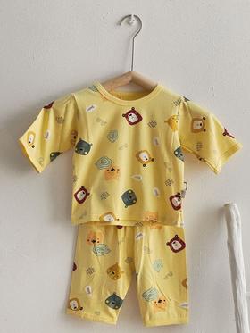 【69元买一送一】YGMM新款儿童睡衣童装夏季睡衣套头家居服套装宝宝空调套装男女家居服【BPQ】