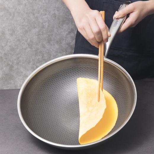 HAPPYCALL欢乐锅原装不锈钢蜂窝锅健康不粘锅 无油烟炒锅炒菜锅不挑炉灶 3500-8615 商品图3