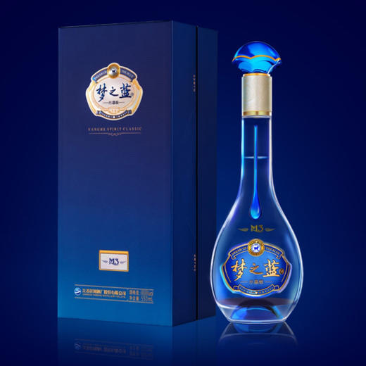 洋河梦之蓝M3水晶版-40.8度-浓香型白酒-550ml 商品图4