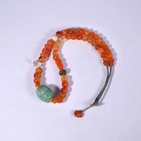 高古天河石+红玛瑙治愈系项链