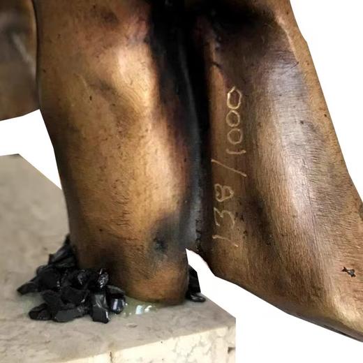 【6F】阿斯蒙迪进口青铜摆件艺术品结婚纪念日情人节礼物 商品图4