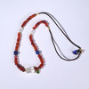 西亚高古八棱白水晶+红玛瑙项链 商品缩略图0