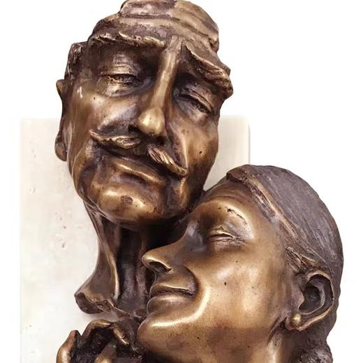 【6F】阿斯蒙迪进口青铜摆件艺术品结婚纪念日情人节礼物 商品图2