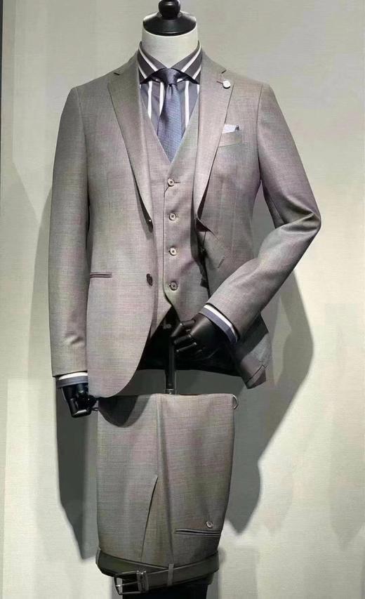 【4F】蓝豹中米习纹套西 商品图0