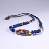 印度河谷高等级红缟玛瑙珠+青金石项链 商品缩略图1