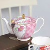 【6F】WEDGWOOD威基伍德花间舞蝶骨瓷欧式带盖小茶壶500mI礼盒装 商品缩略图1