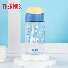 膳魔师tritan吸管杯（带杯套黄）400ml