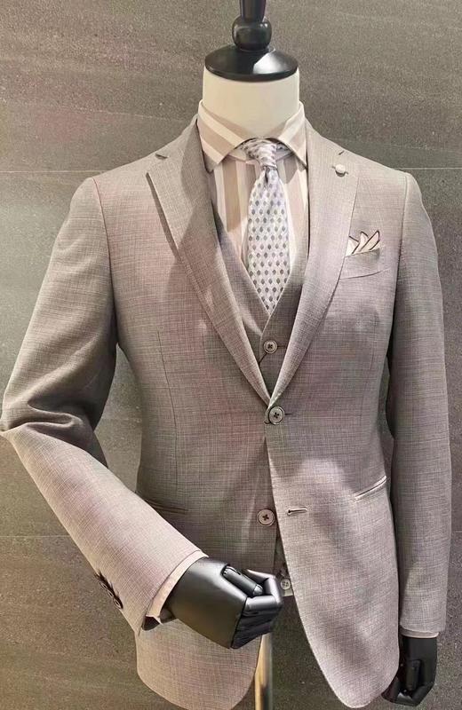 【4F】蓝豹中米习纹套西 商品图1