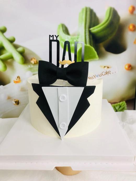 定制款蛋糕 - 爸爸的领结 商品图0