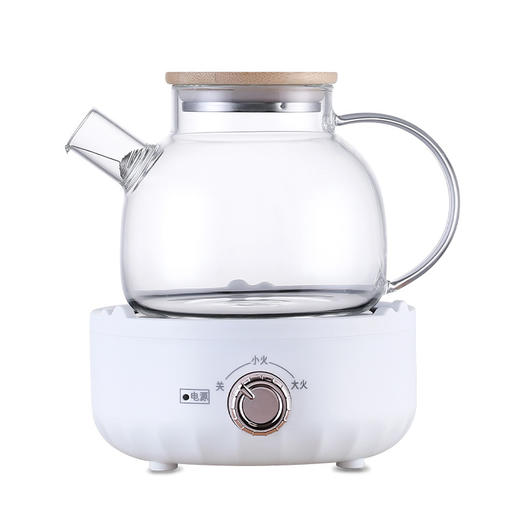 【多功能养生壶】家用小型煮茶壶10分钟速热 宿舍办公玻璃花茶壶电陶炉煮茶器 商品图4
