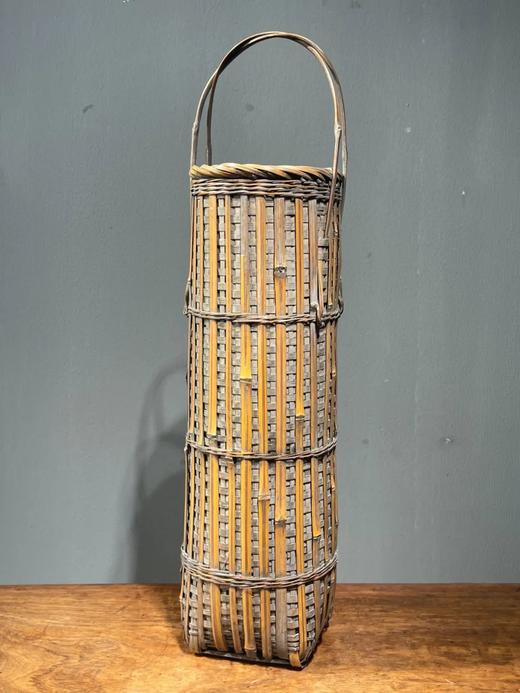 竹编提梁直筒式花器，顺丰包邮 商品图4