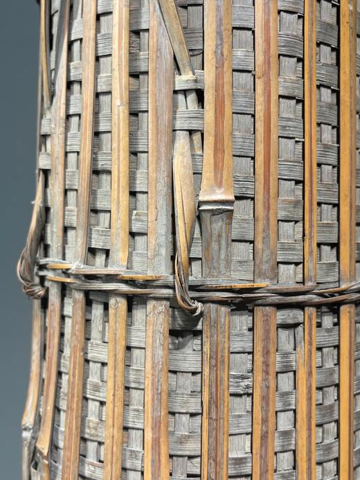 竹编提梁直筒式花器，顺丰包邮 商品图12