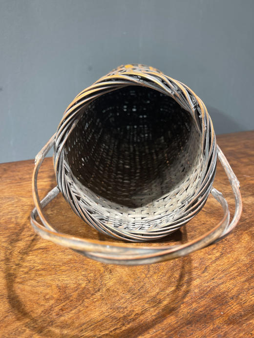 竹编提梁直筒式花器，顺丰包邮 商品图14