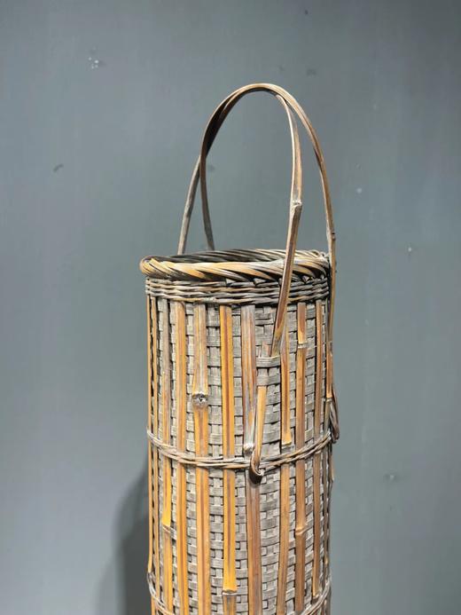竹编提梁直筒式花器，顺丰包邮 商品图11