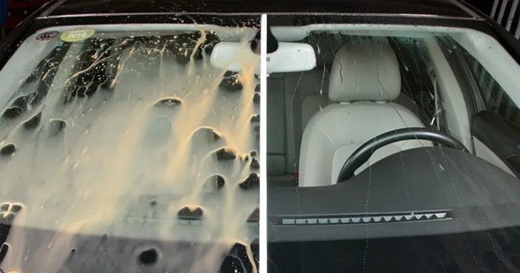 雨天行车神器丨挡风玻璃不沾雨，一喷一擦，视野远100米