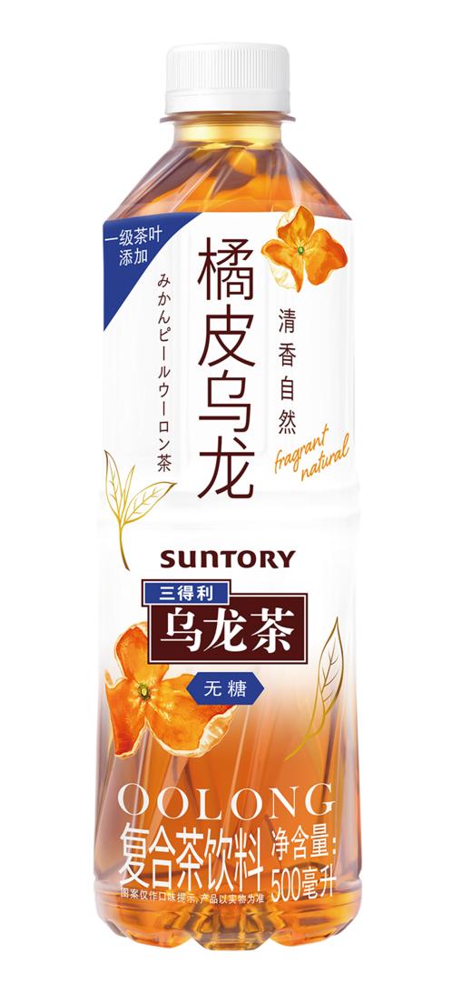 三得利乌龙茶橘皮乌龙无糖500ml 商品图0