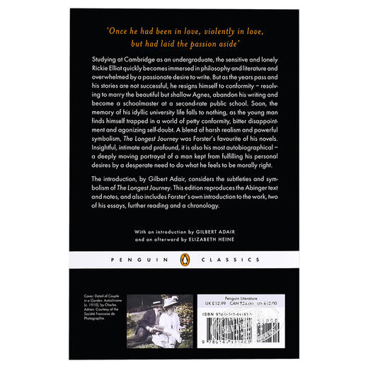 【中商原版】漫长的旅程 英文原版 The Longest Journey Penguin Classics 文学 E. M. Forster and Gilbert Adair 商品图1