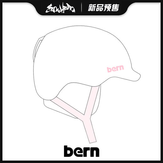 2122 BERN WOMENS Asian Fit Muse Satin White SMU L 商品图0