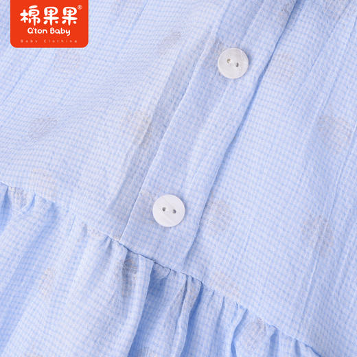 棉果果夏季女童纯棉印花无袖连衣裙M222701222299 商品图4