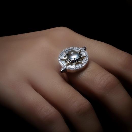 【幸运星】翡翠戒指、项坠两用款 商品图7