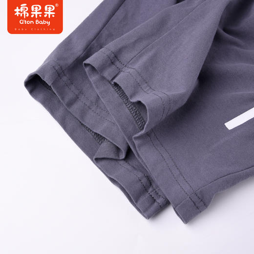 棉果果夏季男童纯棉针织中裤M212202222355 商品图3