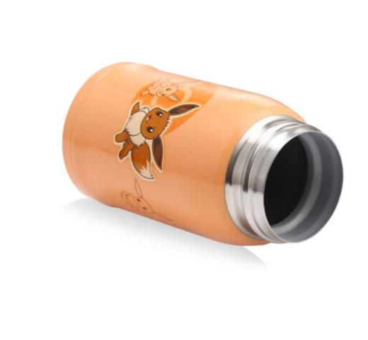 象印保温杯女304不锈钢真空保温保冷进口杯弹盖小清新可爱水杯子儿童保温杯SP24EPK宝可梦 ED伊布 商品图6