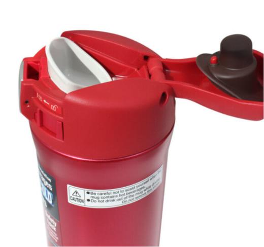 象印保温杯304不锈钢真空保温保冷杯车载弹盖杯480ml SM-YAF48 RA红色 商品图3