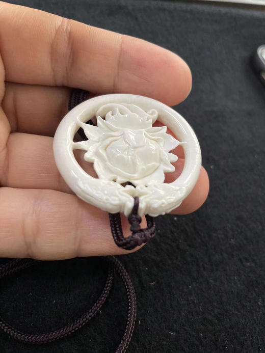 猛犸牡丹花吊坠 商品图5