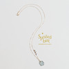SpoiledBrat Jewelry 18k金不规则海蓝宝项链 商品缩略图1