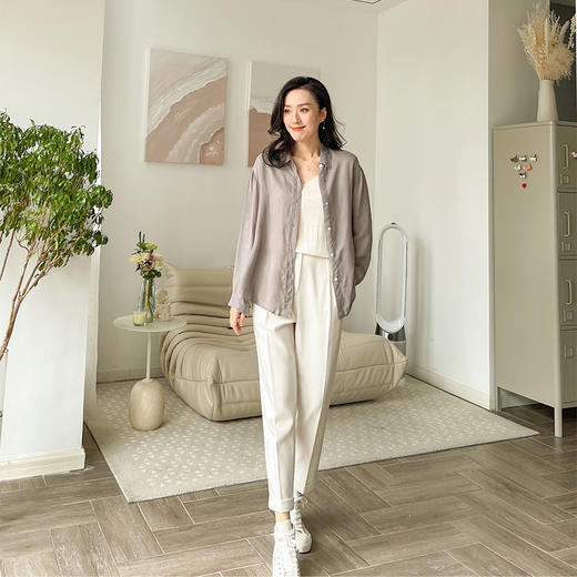 “基底色”V领羊毛针织打底吊带背心 商品图6