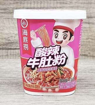 海底捞酸辣牛肚方便粉丝136g 商品图0