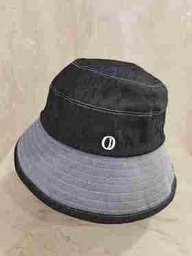 2楼紫兰亚麻棉帽