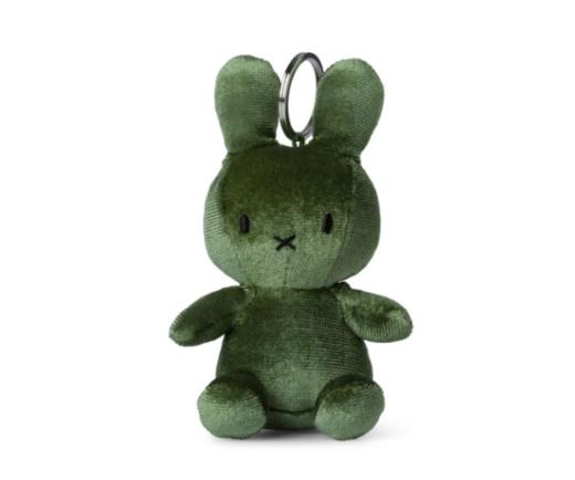 荷兰Miffy米菲钥匙扣天鹅绒苔绿色10cm 商品图0