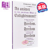 预售 【中商原版】 An Answer to the Question: ’What is Enlightenment?’ 英文原版 康德：对“什么是启蒙运动”的回答 Immanuel Kant 商品缩略图0